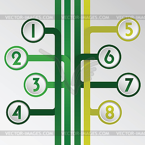 Infographics label design - vector clip art