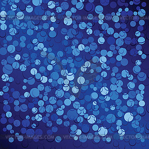 Blue bubbles background - vector image