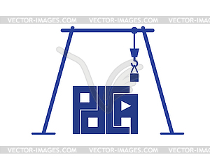 Построить процесс PDCA - векторный рисунок