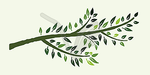 Tree branch - vector image