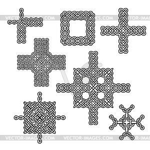Кельтский узел набор элементов - графика в векторном формате