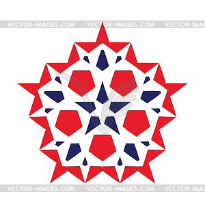 Abstract star - vector clip art