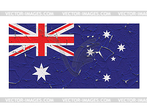 Символ флага Австралия пилинга - клипарт в формате EPS