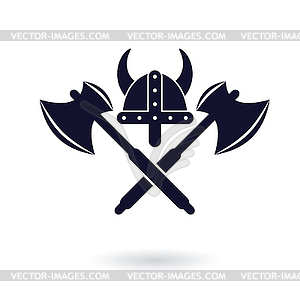 Viking logo - vector image