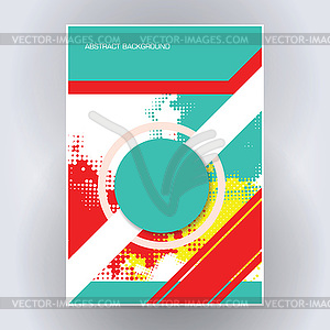 Poster flyer template - vector clipart