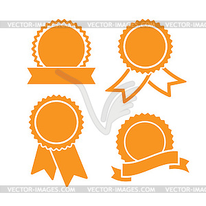 Medal icon set - vector clip art