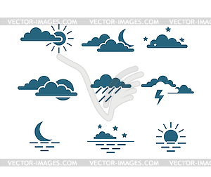 Weather icon - vector clipart / vector image