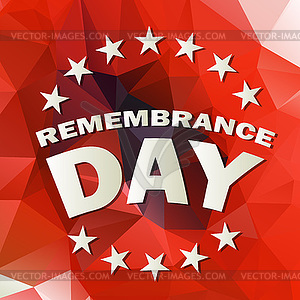 Remembrance day - vector clipart
