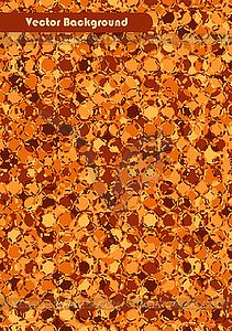 Orange abstract background - color vector clipart