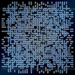 Dark blue background with motion dotted - vector image