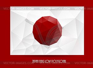 National flag of Japan - vector clipart