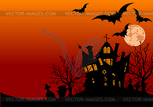 Haunted house - vector clipart