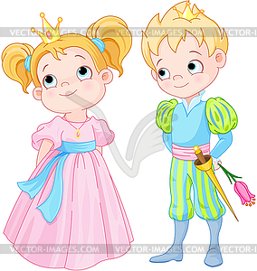 Prince and Princess - vector image