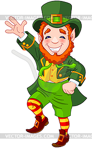 Lucky Dancing Leprechaun - vector image