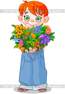 Flowerboy - vector image