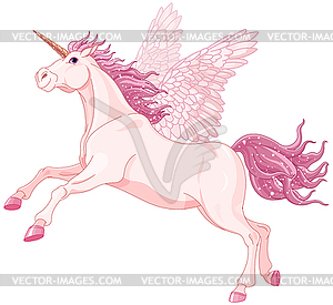 Fairy unicorn - vector image