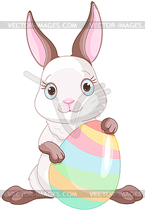 Пасхальный кролик - графика в векторном формате