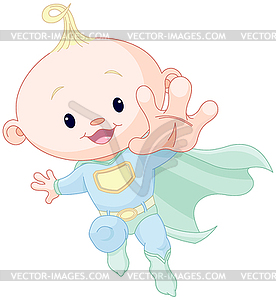 Super baby boy - vector clipart