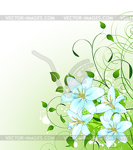 Spring background - vector clipart