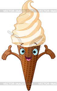 Ice cream - stock vector clipart