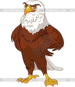 Американский орел - векторное изображение клипарта