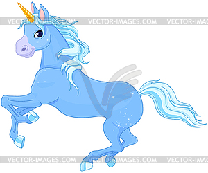 Fairy unicorn - stock vector clipart