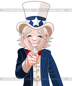 Uncle Sam Wants You! - vector clipart