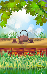  Tea ceremony.Menu - royalty-free vector image