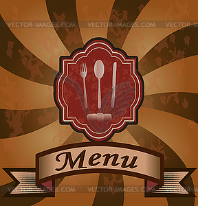 Banner for restaurant and cafe - vector clip art