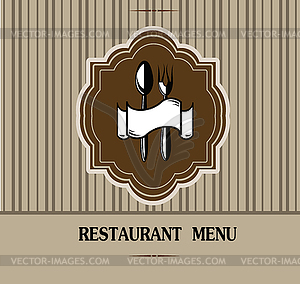 Banner for restaurant and cafe - vector clipart