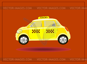 Vector icons taxi card advertising - vector clipart