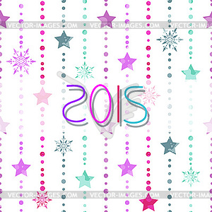 New year card - vector image