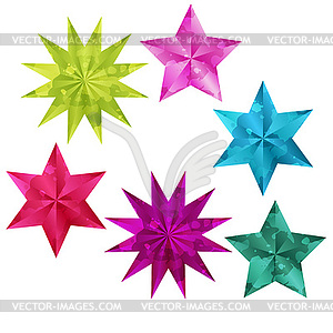 Stars set - vector EPS clipart