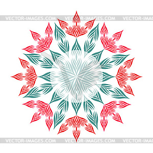 Floral ornament - vector clip art
