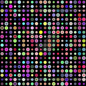 Multicolored circles - vector image