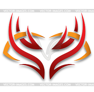 Tribal tattoo - vector clip art