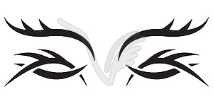 Готический паттерн. глаза - изображение в векторе / векторный клипарт