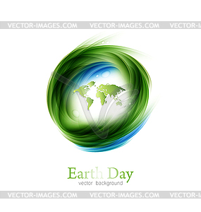 Earth Day Design - vector clip art