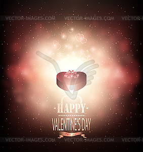 Valentine`s Day Background - vector clipart