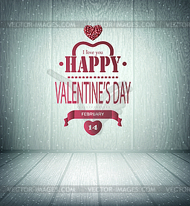 Valentine`s Day Background - vector image