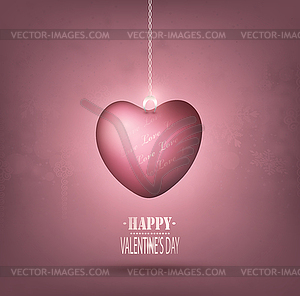 Valentine`s Day Background - vector image