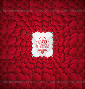 Valentine`s Day Background - royalty-free vector clipart