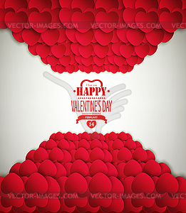 Valentine`s Day Background - royalty-free vector clipart