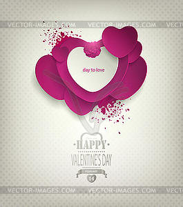 Valentine`s Day Background - vector clip art