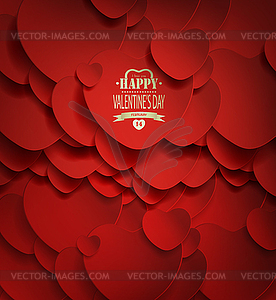 Valentine`s Day Background - vector clip art