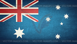 Flag Of Australia - royalty-free vector image