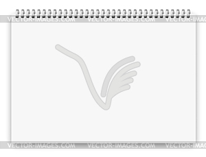 Notebook a3 size - vector clip art