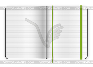 Copybook template - vector clipart