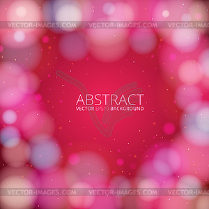 Design layout with bokeh - vector clipart