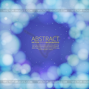 Design layout with bokeh - vector clip art